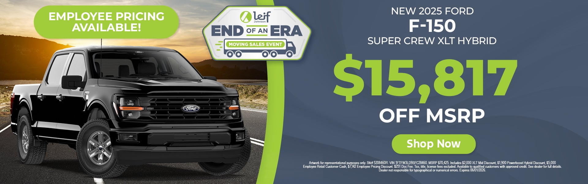Ford F-150 sale